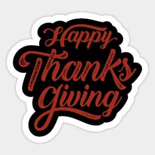 Thankful Sticker